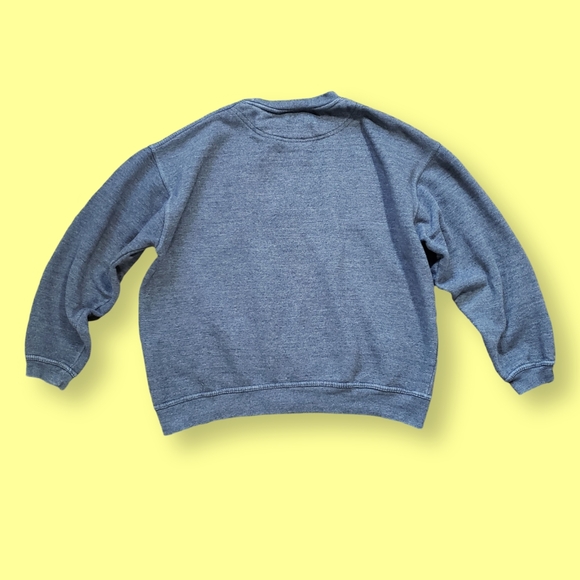 SOLD Oxford University Embroidered Logo Crewneck Sweatshirt Large Gray Pullover - Picture 2 of 11